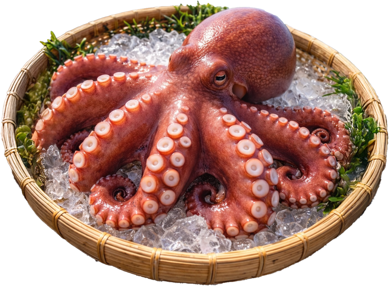 捕れたてのたこ